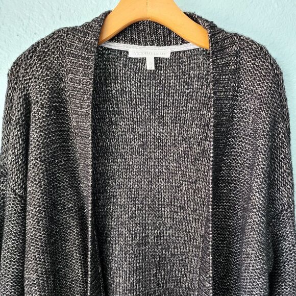 Victoria's secret cotton blend knit open front cardigan sweater - Picture 2 of 8